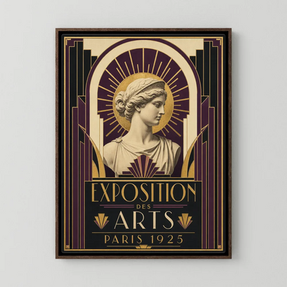 Exposition des Arts: Paris 1925 – Vintage French Art Deco Exhibition Poster Print