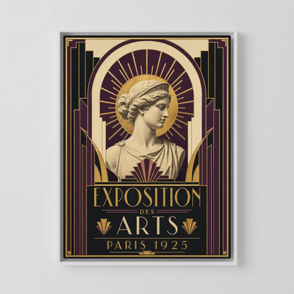 Exposition des Arts: Paris 1925 – Vintage French Art Deco Exhibition Poster Print
