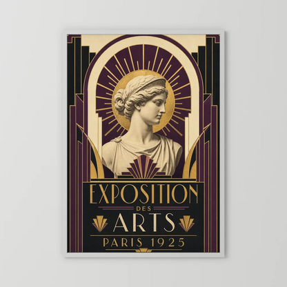 Exposition des Arts: Paris 1925 – Vintage French Art Deco Exhibition Poster Print